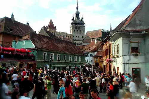 Sighișoara la pas, fără grabă